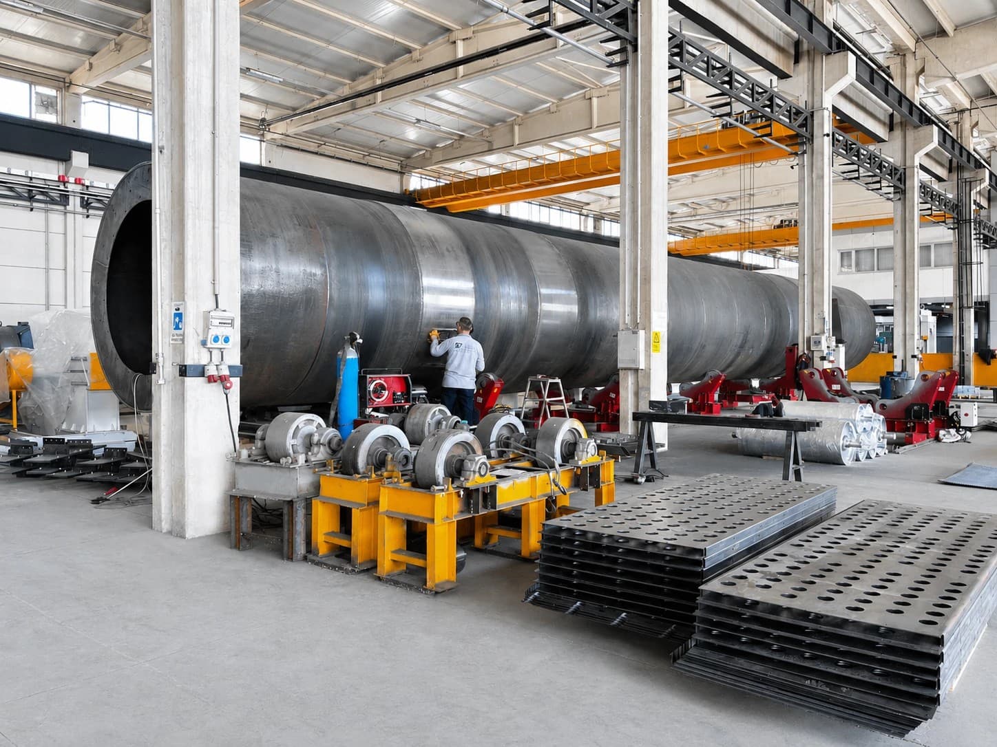 Manufacturing, Gypsum Rotary Kiln site
